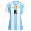 Camiseta de fútbol Argentina Messi 10 Primera Equipación 2024 - Mujer